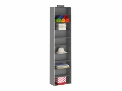 Organizadores de armario colgantes 2 uds con 10 estantes tela ES843873 Gris Online