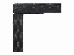 Orren Mesa alta de jardín ratán sintético y vidrio 70x70x110 cm^Garden Furniture Clearance