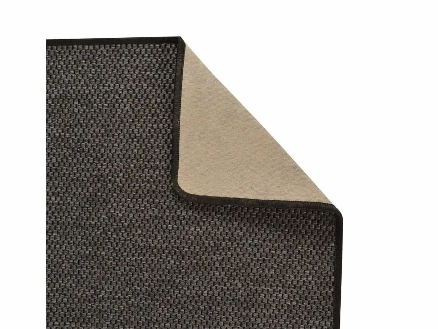Garden Furniture Overijse Alfombra de pasillo con aspecto sisal 80x300 cm Gris antracita Hot