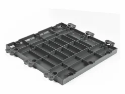 NORTENE Pack 9 baldosas clickfloor pizarra lop 30x30cm antracita 30 X 30CM Gris antracita