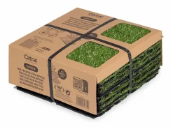 Pack 9 baldosas césped artificial clickgreen 30x30 cm 30X30 CM^ Best