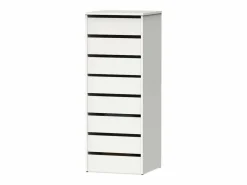 Pack 2 Cajoneras Interior Armarios Brillo 46x64x45 cm Blanco Discount