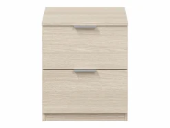 Pack 3 muebles aux. dormitorio juvenil color roble Marru00f3n