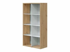 Pack 3 Muebles Juveniles Noa Roble Nodi y Artik Blanco Hot