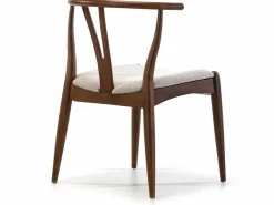Pack 2 sillas Rustic Color Nogal, Madera Maciza, 55 x 54,5 x 76 cm^VS Venta-stock Sale