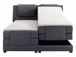 Palacio Cama Continental Boxspring|Cama Articulada|Pack boxspring CASTEL II de - Color Antracita