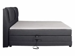 Palacio Cama Continental Boxspring|Cama Articulada|Pack boxspring CASTEL II de - Color Antracita