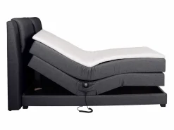 Palacio Cama Continental Boxspring|Cama Articulada|Pack boxspring CASTEL II de - Color Antracita