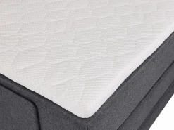 Palacio Cama Continental Boxspring|Cama Articulada|Pack boxspring CASTEL II de - Color Antracita