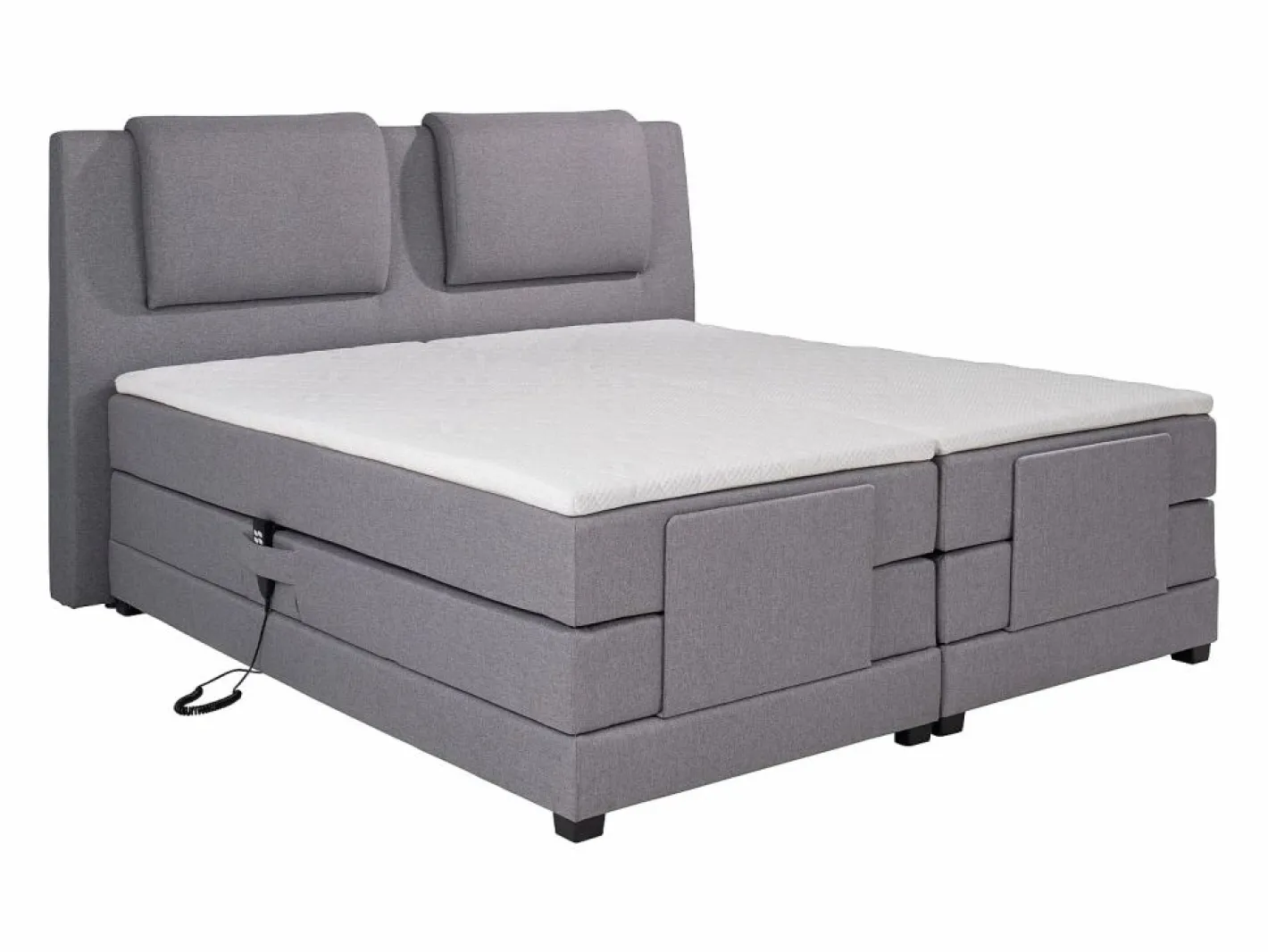 Palacio Cama Continental Boxspring|Cama Articulada|Pack boxspring CASTEL II de - Color