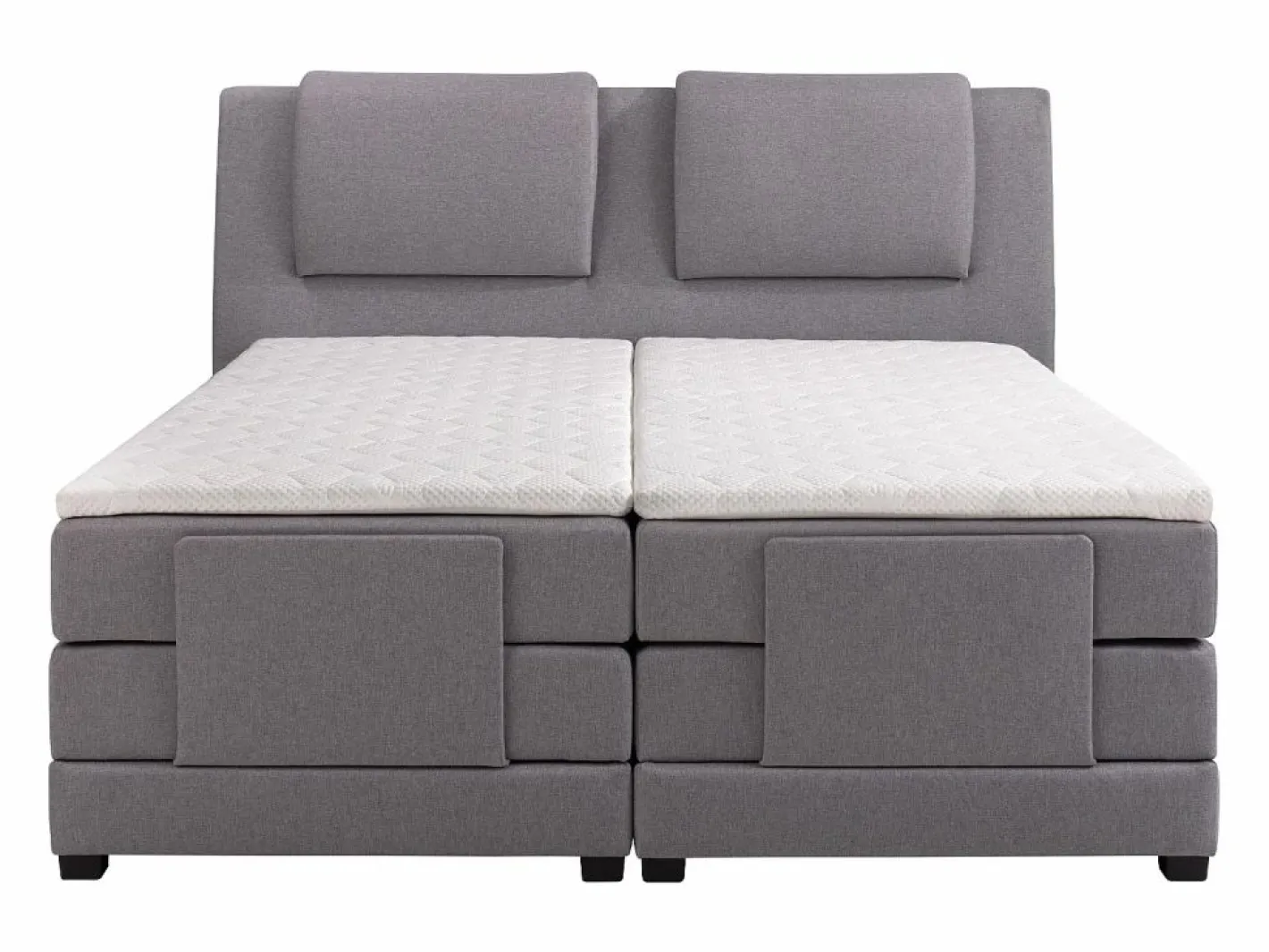 Palacio Cama Continental Boxspring|Cama Articulada|Pack boxspring CASTEL II de - Color