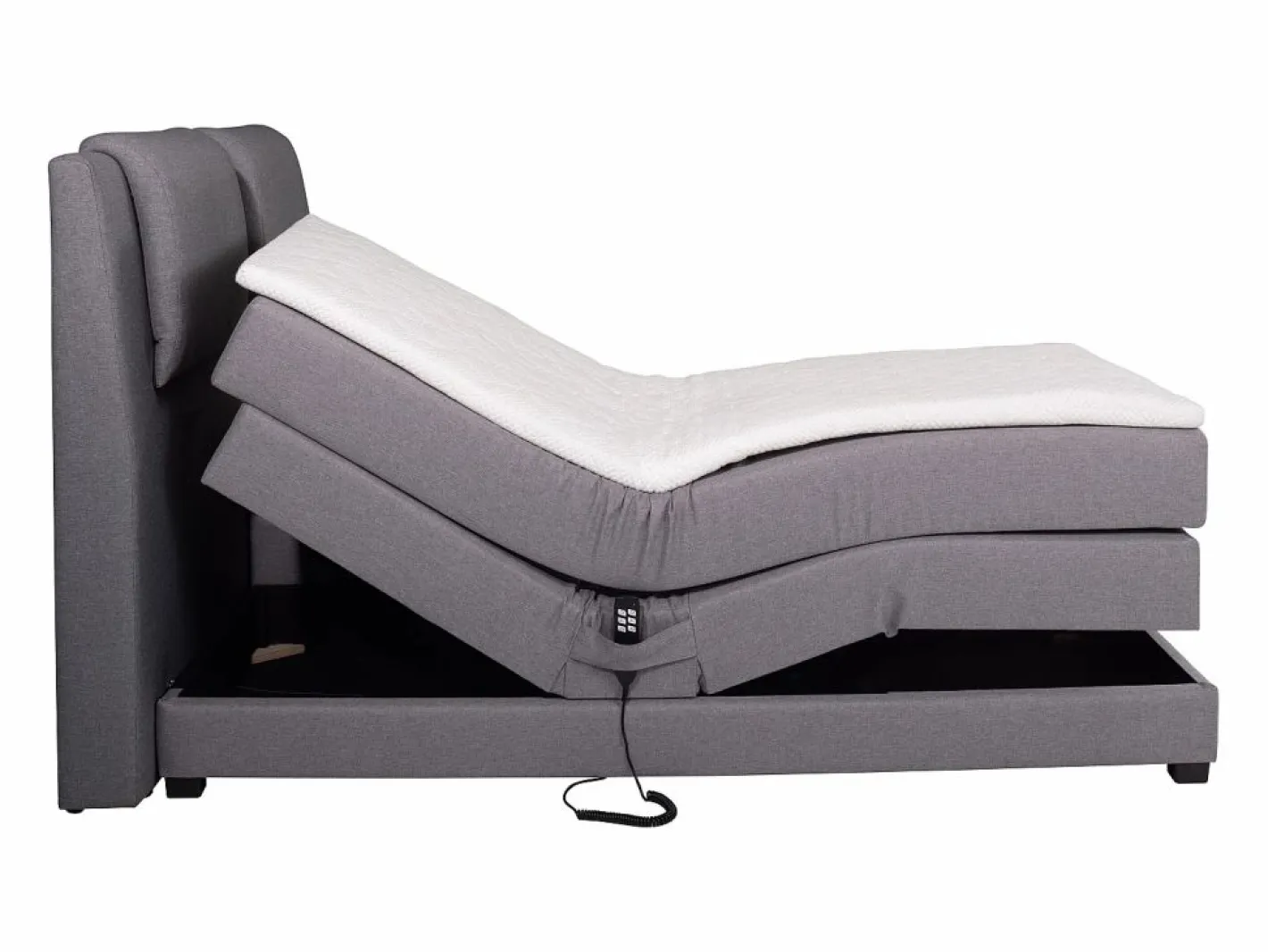 Palacio Cama Continental Boxspring|Cama Articulada|Pack boxspring CASTEL II de - Color