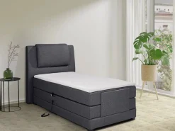 Palacio Pack boxspring relajación CASTEL de - Tela antracita Gris antracita New