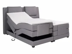 Palacio Pack boxspring relajación CASTEL de - Gris claro Best