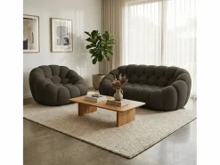 Conjunto Sofá Y Sillón|Pack Cocoon sofá + sillón - chocolate