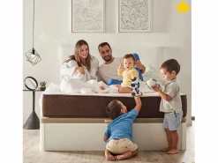 Pack Colchón Descansin + Canapé Abatible 150x200 | Color Chocolate | Maxima Comodidad | Gran Almacenaje Marru00f3n chocolate Online