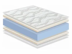 Dormissimo Colchón Espuma|Pack Colchón 90X200 CAMA NIÑOS h14 CM ORION CONFORT + 1 almohada junior 90x35 cm + 1 funda de colchón 90x200 cm