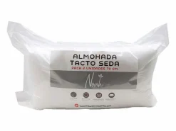 Almohada|Pack de 2 almohadas Noah fibra tacto seda antialérgicas 70 cm