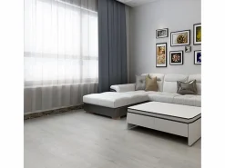 Pack de 24 lamas PVC autoadhesivas 3,34 m² 91,4x15,2 cm Gris