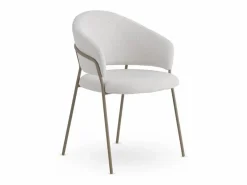 Sillas Y Lotes De Sillas|Pack de 4 sillones tapizados en chenilla color