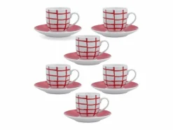 Vajilla|Vajilla|Pack de 6 tazas Kansas Quid porcelana 9 cl