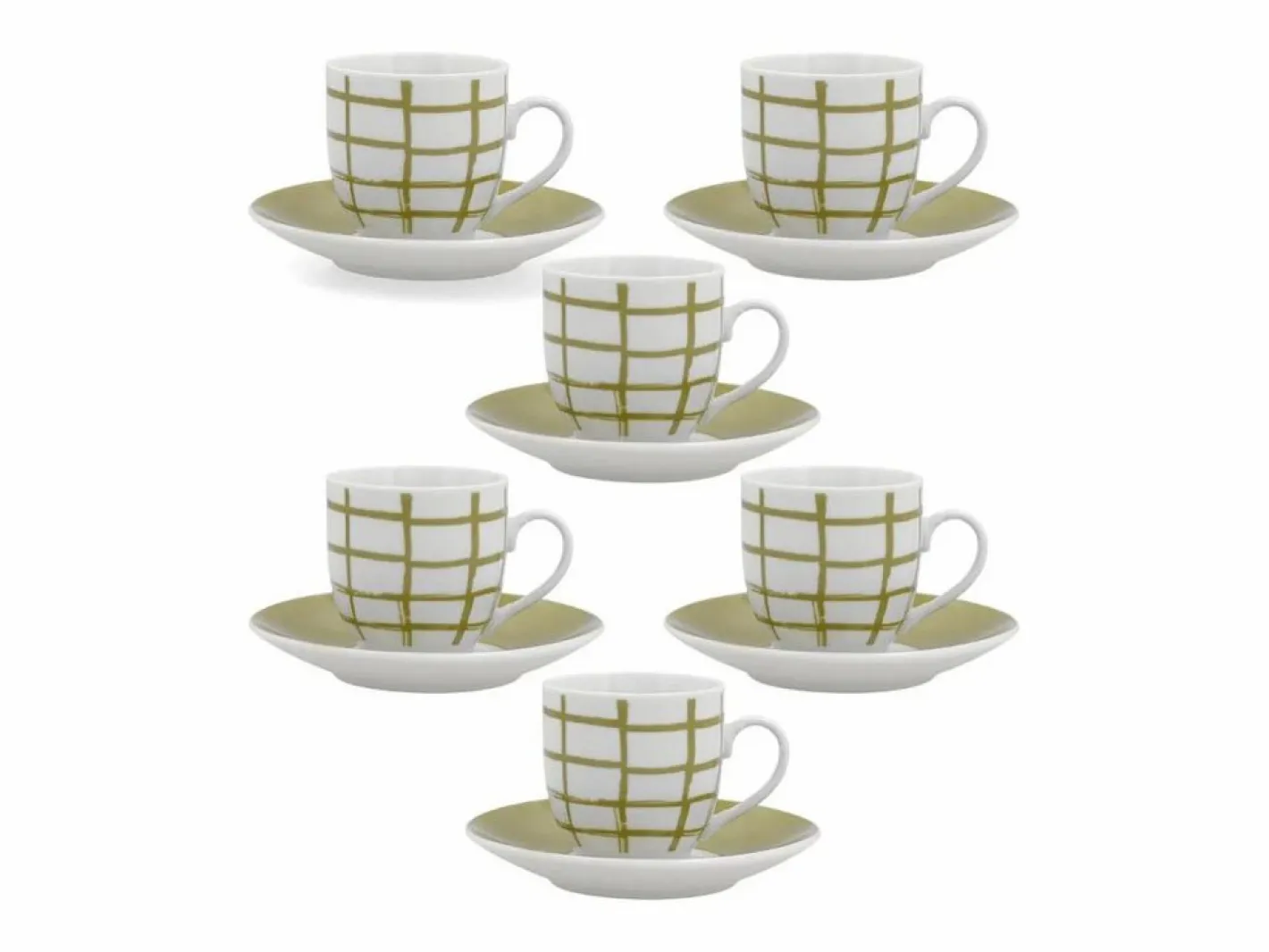 Vajilla|Vajilla|Pack de 6 tazas Kansas Quid porcelana 9 cl