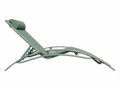 Pack de 2 tumbonas GALAPAGOS de textileno salvia aluminio salvia^Happy Garden Best