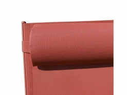 Happy Garden Pack de 2 tumbonas GALAPAGOS en textileno terracota aluminio terracota Naranja