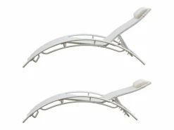 Happy Garden Tumbona|Pack de 2 tumbonas GALAPAGOS en textileno aluminio