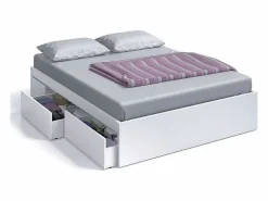 Pack Dormitorio Etnha: Cabecero, 2 Mesitas, Cama c/Cajones, Cómoda^ Discount
