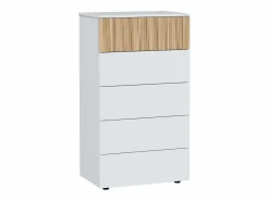 Pack Dormitorio Matrimonio Ethna Completo Moderno Roble Natur Blanco Sale