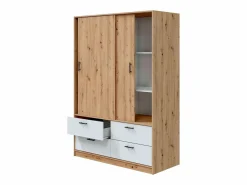 Dormitorio Completo|Pack Dormitorio Matrimonio Lúmina Nórdico: Cabecero, Mesitas, Cómoda, Armario