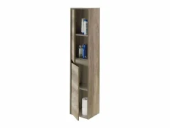 Conjunto De Baño|Pack Mueble Baño con Espejo y Lavamanos Cerámico, Columna Nordik