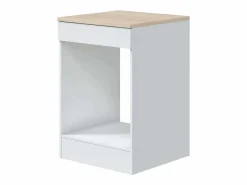 Pack Muebles Cocina Kira 10 Módulos Nórdico Brillo Roble Canadian^ Discount