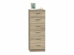 Pack Muebles Dormitorio Juvenil Tibet Roble (Cama 90x190 + Armario + Cómoda)^ Clearance