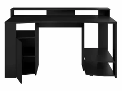 Mesa Gaming|Pack muebles gaming LED moderno (mesa gamer + 2 estanterías)