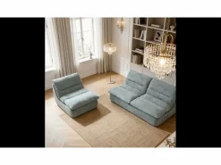 Conjunto Sofá Y Sillón|Pack Nuvia Living 3 plazas - salvia y salvia