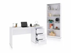 duehome Pack office Sasha Plus Blanco Artik (Blanco Mate) Gris Outlet
