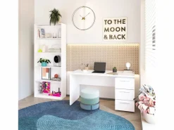 duehome Pack office Sasha Plus Blanco Artik (Blanco Mate) Gris Outlet