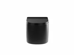 Pack WC flotante de cerámica mate con marco decorativo, JAVOINE^Vente-unique Discount