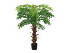 Palmera Cycas Artificial con Maceta 140 cm Verde Sale