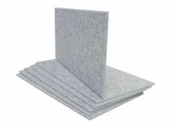 MCW Panel acústico de pared -L52 (juego de 6), Gris claro Discount