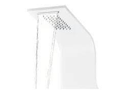 Helloshop26 Alcachofa De Ducha, Cabezal|Panel de ducha con rociador y grifo aluminio 130 cm 02_0003430