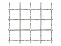 Panel de malla alambre rizado acero inox. 100x85 cm 31x31x3 mm ES901585 Plateado Discount