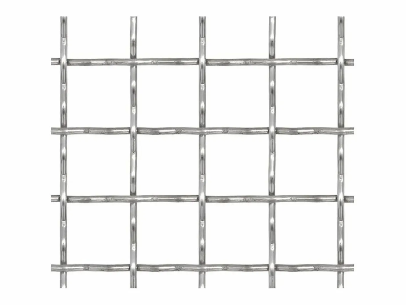 Cercados Y Ocultación|Panel de malla de jardín alambre rizado 50x50cm 11x11x2mm acero ES459837