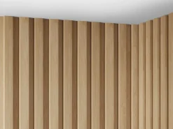 Vente-unique Panel De Pared|Panel de pared 3D, paquete de 2,83 m², color madera natural, juego de 8 piezas, FLINT