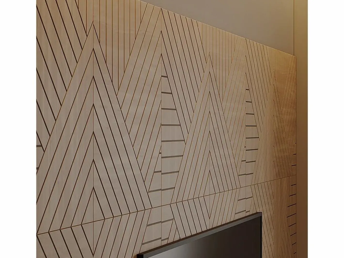 Panel de pared roble 52x0.8x52^Vicco Discount