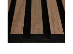 Panel de pared 60x60x2,5 cm Marrón Negro / Marru00f3n Best