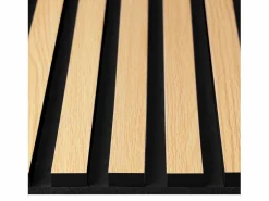 Panel de pared 60x60x2.5 cm paneles acústicos de sonido natural Negro / Marru00f3n Best