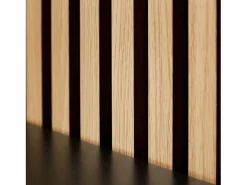 Panel de pared 60x60x2.5 cm paneles acústicos de sonido natural Negro / Marru00f3n Best